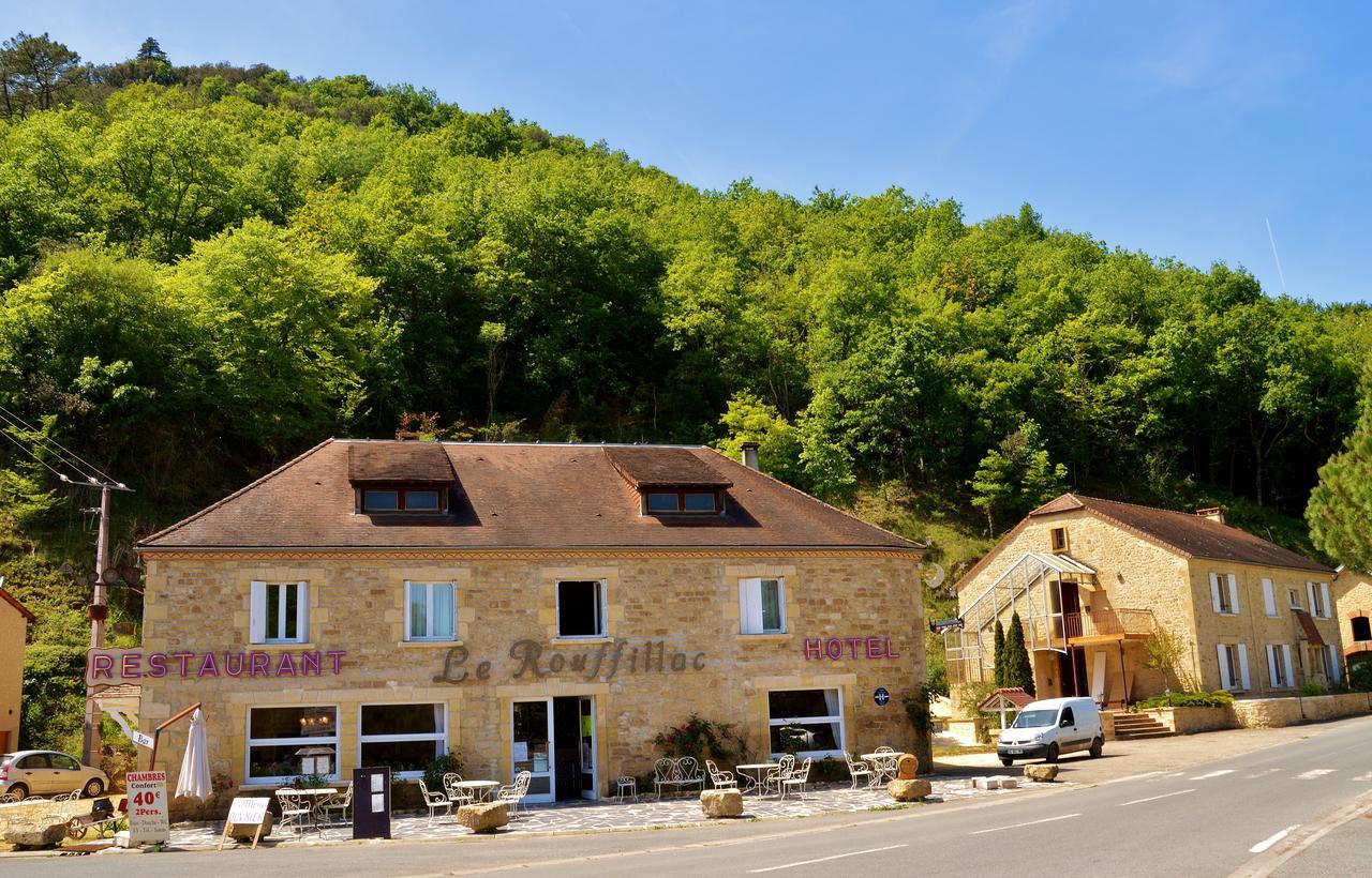 Hotel-Restaurant Le Rouffillac Carlux Exterior foto